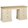 Geneva Painted Double Pedestal Dressing Table