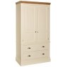 Geneva Painted 2 Drawer Wardrobe