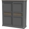 Normandy Sliding Double Wardrobe