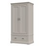 Provence Double Wardrobe with Drawer