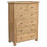 Bristol Oak 2 + 4 Chest of Drawers