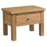 Bristol Oak side table with drawer