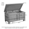 Bristol Oak Blanket Box