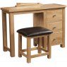Bristol Oak dressing table with stool