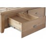 Bergen 4'6'' Wooden Bed with Drawer Foot End