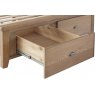 Bergen 5' Wooden Bed with Drawer Foot End