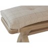 Bergen 2m Bench Cushion Natural Check (Cushion Only)