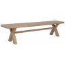 Bergen 2m Cross Leg Dining Bench
