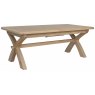 Bergen 2m Cross Leg Dining Table