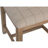 Bergen Cross Back Chair - Natural Check