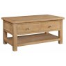 Bristol Oak 2 Drawer Coffee Table