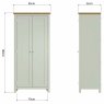 Sigma Grey 2 Door Full Hanging Wardrobe