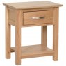 Lisbon Oak 1 Drawer Nightstand