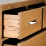 Lisbon Oak 3 + 2 Chest of Drawers