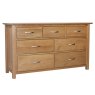 Lisbon Oak 3 over 4 Chest of Drawers