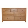 Lisbon Oak 3 over 4 Chest of Drawers