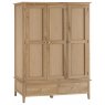 Borg Large 3 Door Wardrobe