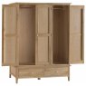 Borg Large 3 Door Wardrobe