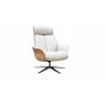 G Plan Lund Recliner Chair & Stool (Veneered Sides)