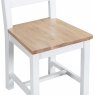 Newlyn Ladder Back Chair Wooden (White Finish)