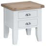 Newlyn Lamp Table (White Finish)