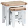 Newlyn Nest of 2 Tables (White Finish)