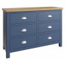 Sigma Blue 6 Drawer chest