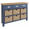 Sigma Blue 3 Drawer 6 Basket Unit