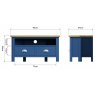 Sigma Blue Corner TV Unit
