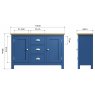 Sigma Blue Large Sideboard