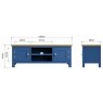 Sigma Blue Large TV Unit