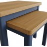 Sigma Sigma Blue Nest of 2 Tables