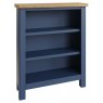 Sigma Blue Small wide bookcase