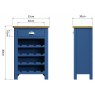 Sigma Blue Wine cabinet