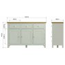 Sigma Grey 3 Door Sideboard