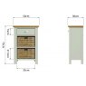 Sigma Grey 1 Drawer 2 Basket Unit