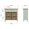 Sigma Grey 2 Drawer 4 Basket Unit