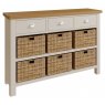 Sigma Grey 3 Drawer 6 Basket Unit