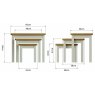 Sigma Grey Nest of 3 Tables