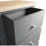 Omega Grey 5 drawer narrow chest