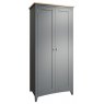 Omega Grey 2 Door full hanging wardrobe