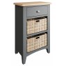 Omega Grey 1 Drawer 2 Basket Unit