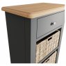 Omega Grey 1 Drawer 2 Basket Unit