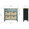 Omega Grey 2 Drawer 4 Basket Unit