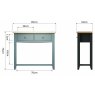 Omega Grey Console Table