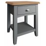 Omega Grey 1 Drawer Lamp Table