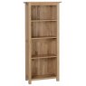 Lisbon Oak Bookcase - 150cm high x 65cm wide