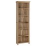 Lisbon Oak Bookcase - 200cm high x 65cm wide