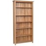 Lisbon Oak Bookcase - 200cm high x 96cm wide