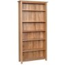 Lisbon Oak Bookcase - 200cm high x 98cm wide